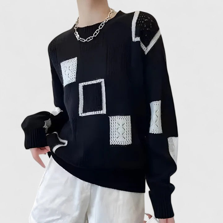 Annika — Openwork Knit Jumper