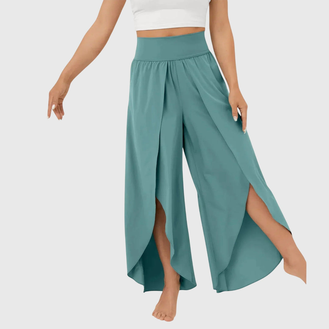 Aria — Flared Lightweight Trousers