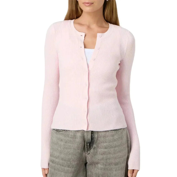 Constance Knit — Fitted Ribbed Cardigan