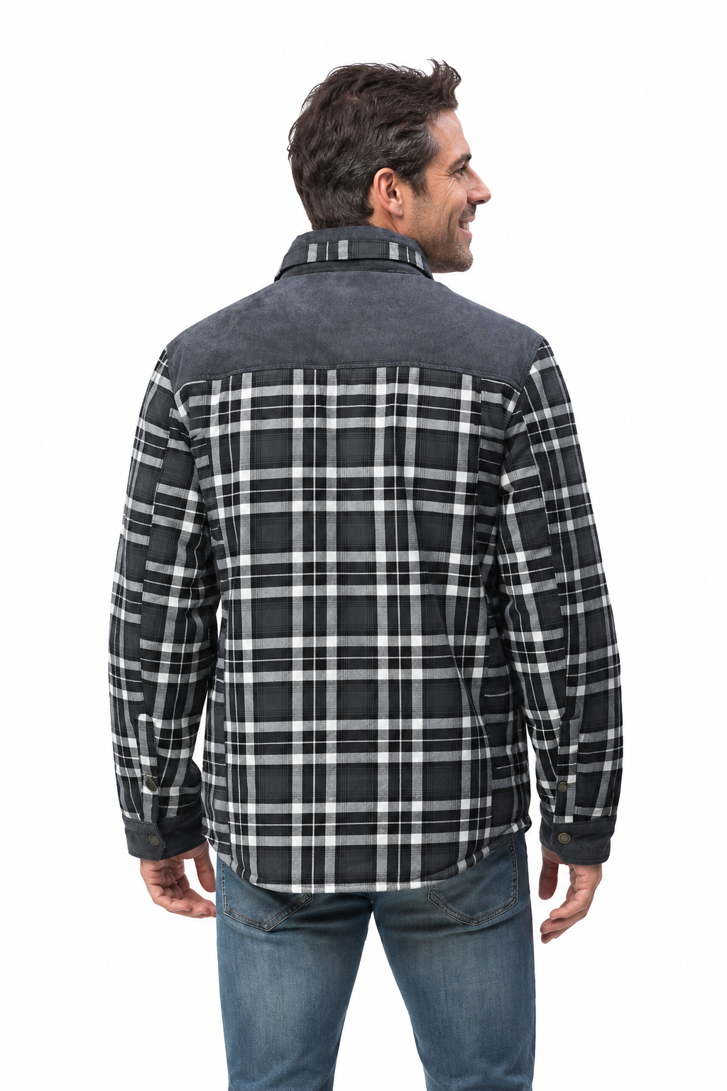 Foster — Men’s Lined Flannel Shirt Jacket