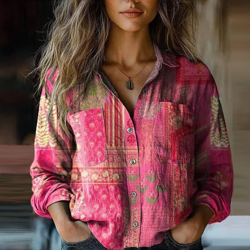 Bohemia — Bohemian Vintage Collared Blouse