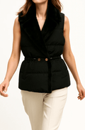 Josefa — Women's Belted Faux-Fur Vest