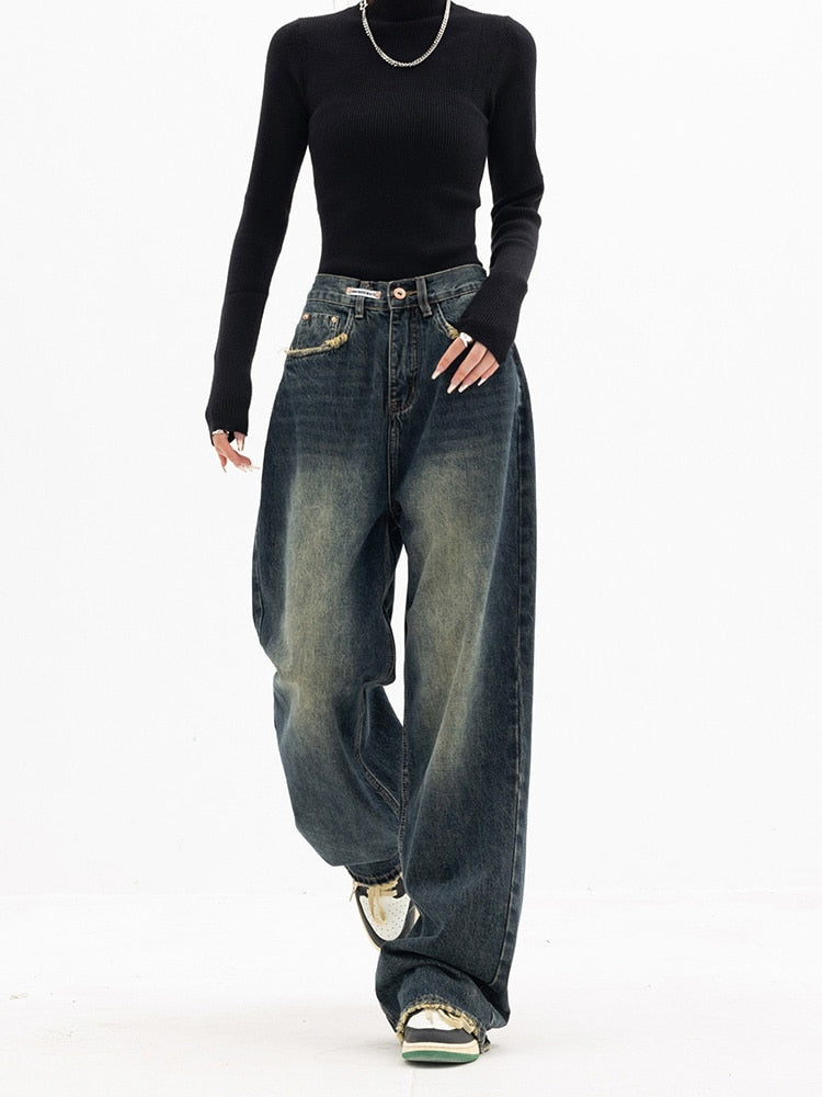 Romilly — Wide-Leg High-Rise Jeans