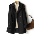 Carlotta — Double-Breasted Long Trench Coat