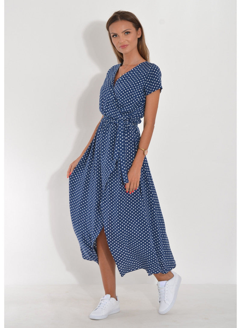 Meike — Polka-Dot Maxi Dress
