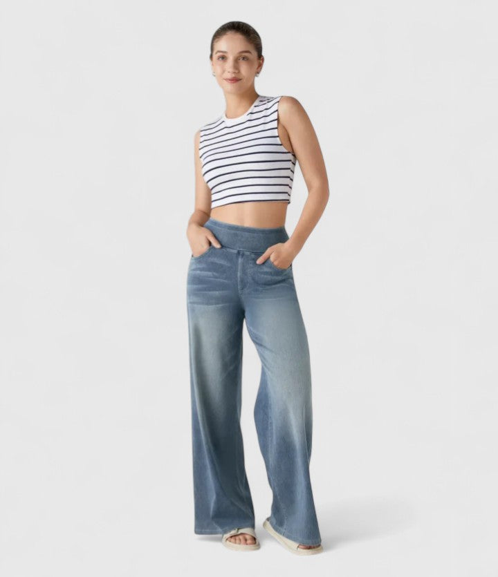 Sookie — Flexible-Fit Trousers