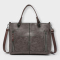 Structured Leather Handbag