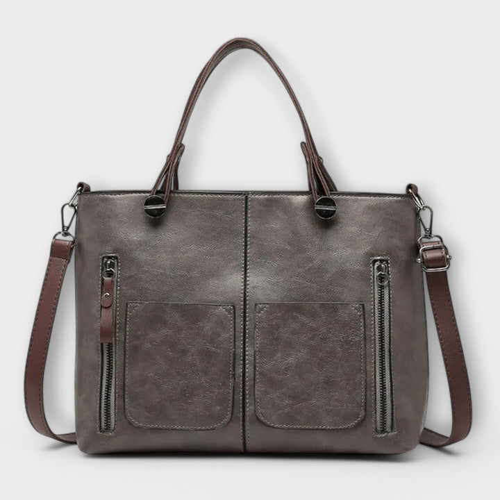 Structured Leather Handbag