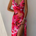 Romy — Tropical-Print Maxi Dress