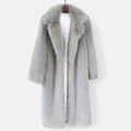 Blythe — Women's Plush Longline Faux-Fur Coat