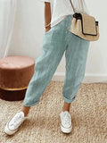 Steffi — Striped Cropped Trousers