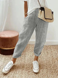 Steffi — Striped Cropped Trousers