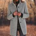 Ilona — Women's Straight-Fit Long Coat