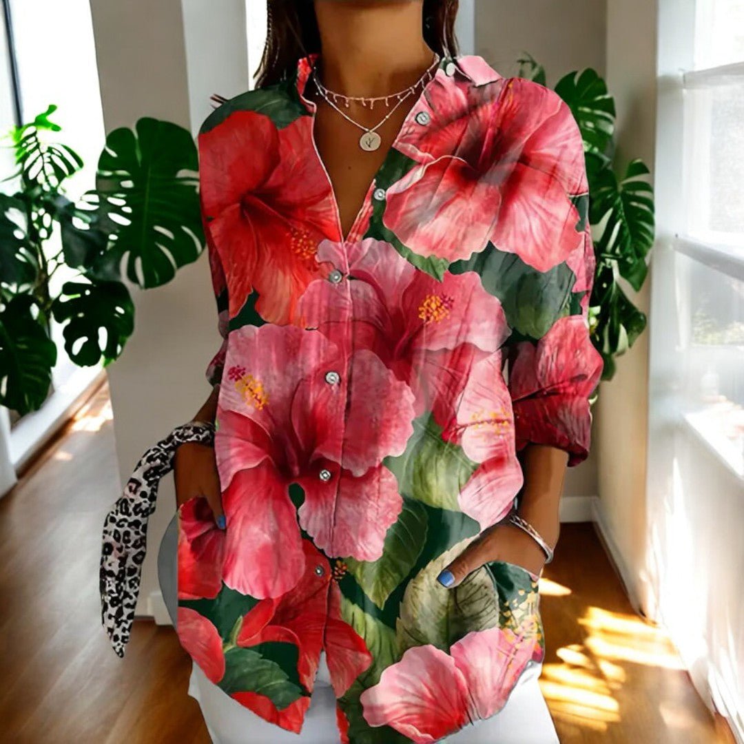 Liesl — Vintage-Style Collared Blouse