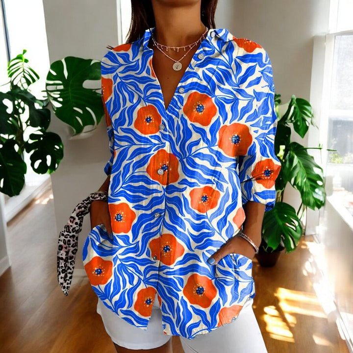 Liesl — Vintage-Style Collared Blouse
