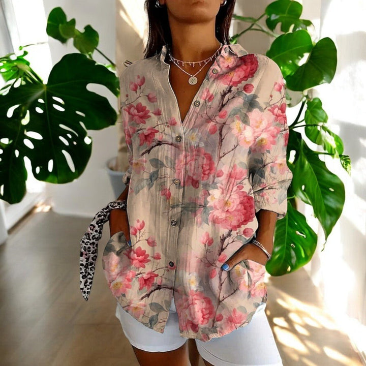 Liesl — Vintage-Style Collared Blouse