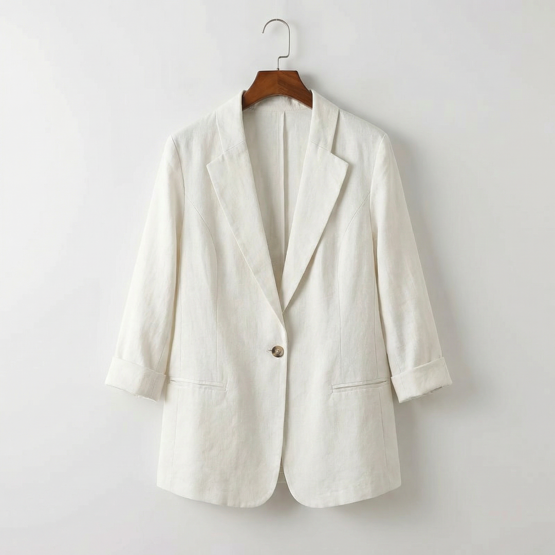 Georgina — Relaxed Linen Blazer