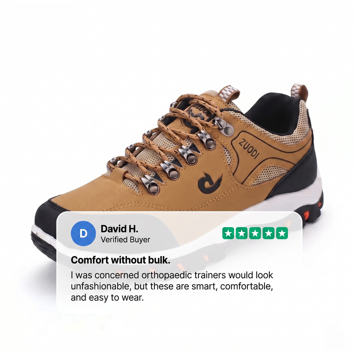 Byron — Men’s Cushioned Orthopedic Walking Sneakers