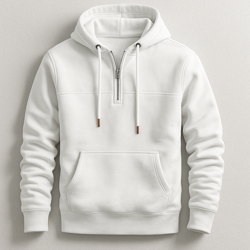 Gideon — Fleece-Lined Quarter-Zip Hoodie