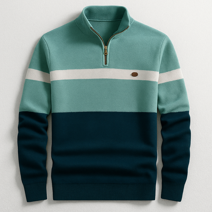 Silas — Heritage Quarter-Zip Sweater