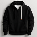 Gideon — Fleece-Lined Quarter-Zip Hoodie