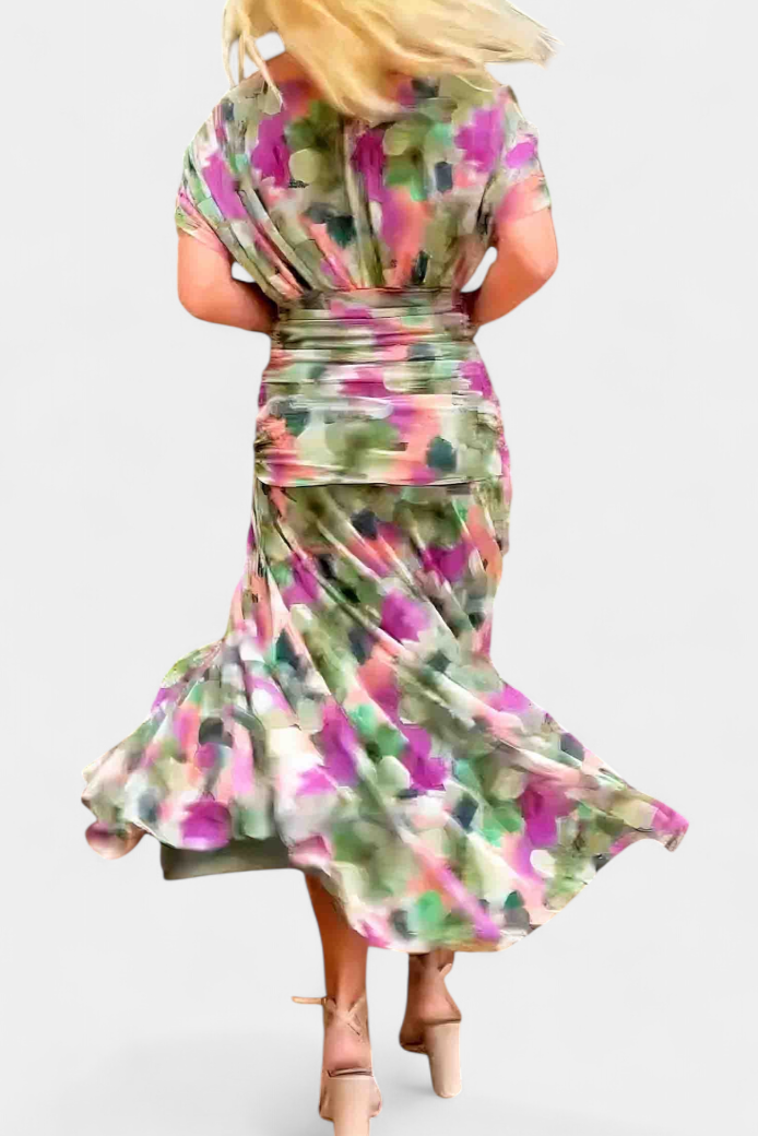 Seraphina — Off-Shoulder Ruched Evening Dress