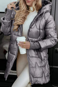 Oriane — Women's Longline Hooded Puffer Coat