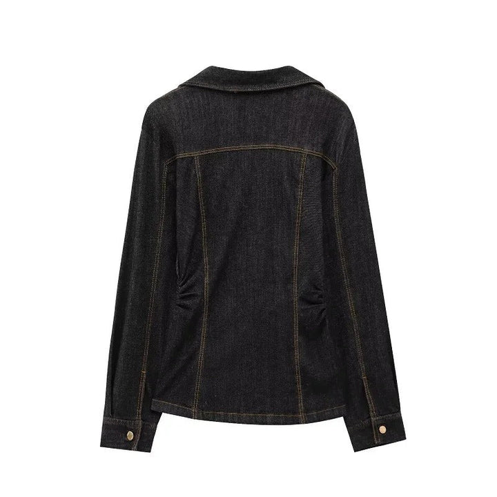 Delphine — Denim Jacket &amp; Wide-Leg Co-Ord