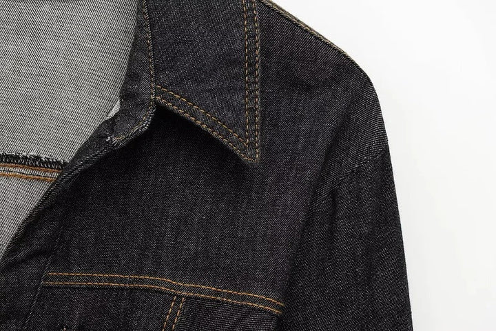 Delphine — Denim Jacket &amp; Wide-Leg Co-Ord