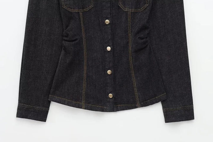 Delphine — Denim Jacket &amp; Wide-Leg Co-Ord