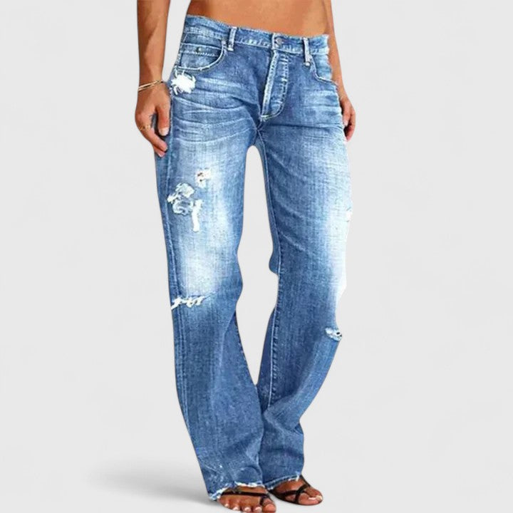Liana — High-Stretch Wide-Leg Jeans
