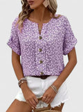 Lilias — Loose Floral Summer Top