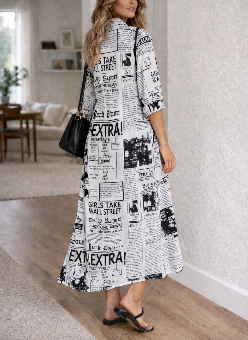 Verena — Button-Front Maxi Dress