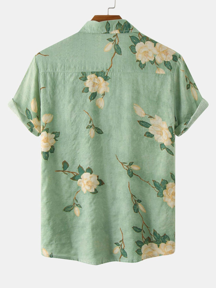 Trevor — Floral Short-Sleeve Shirt