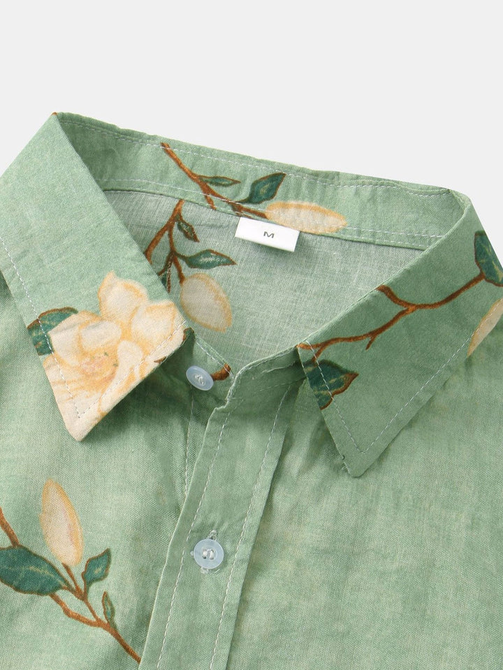 Trevor — Floral Short-Sleeve Shirt