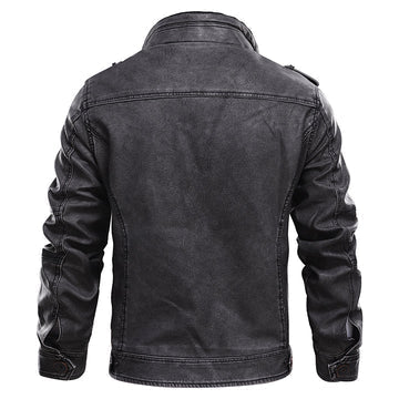 Deacon — Premium Leather Moto Jacket