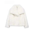 Juliette — Women's Faux-Fur Shawl-Collar Coat