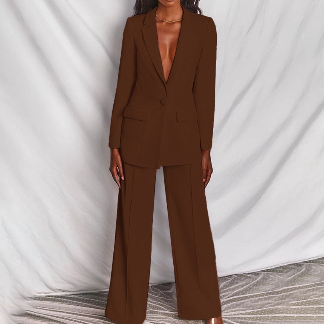 Margot Rose — Blazer &amp; Trouser Set