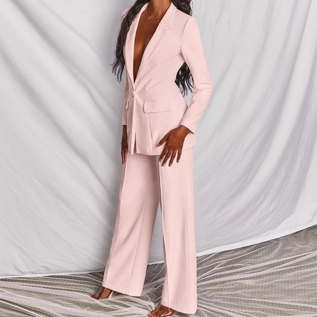Margot Rose — Blazer &amp; Trouser Set