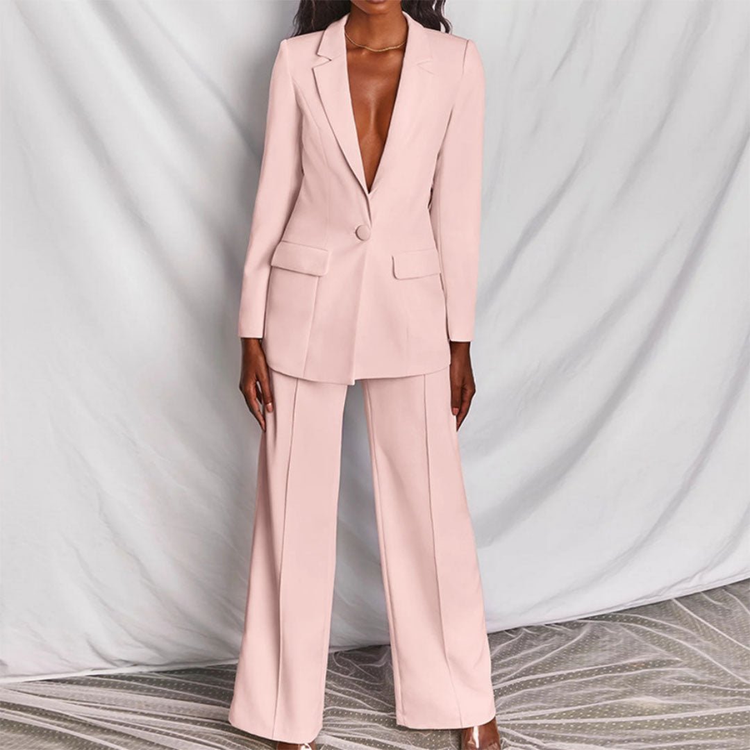 Margot Rose — Blazer &amp; Trouser Set