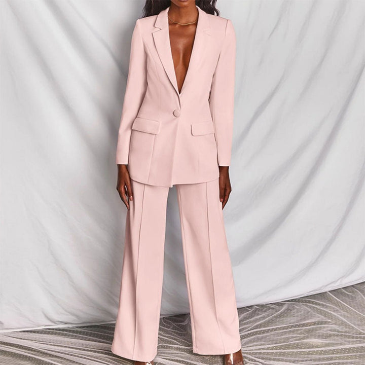 Margot Rose — Blazer &amp; Trouser Set