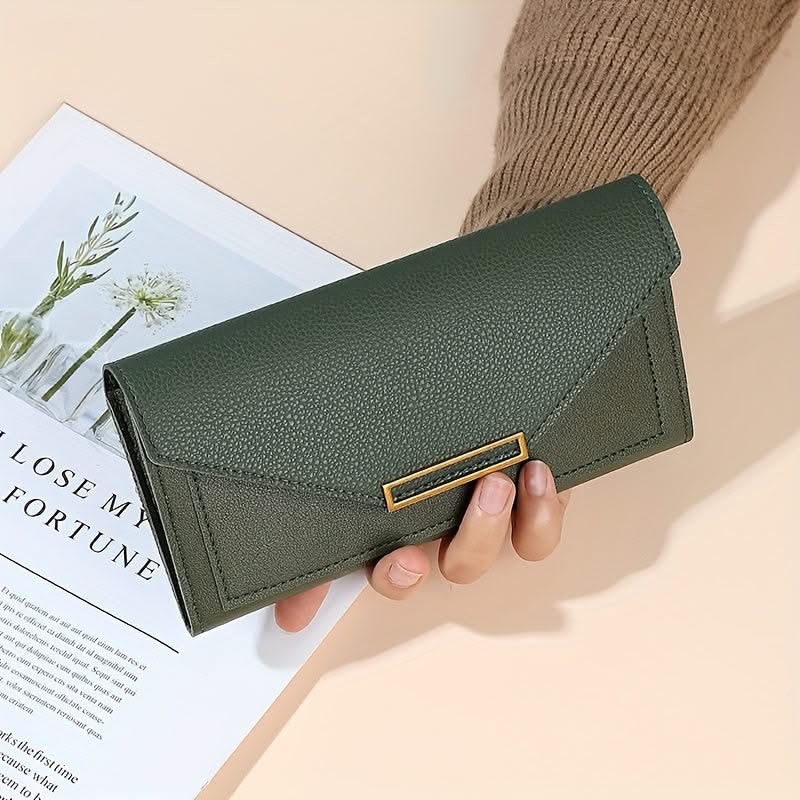 Pebbled Envelope Clutch