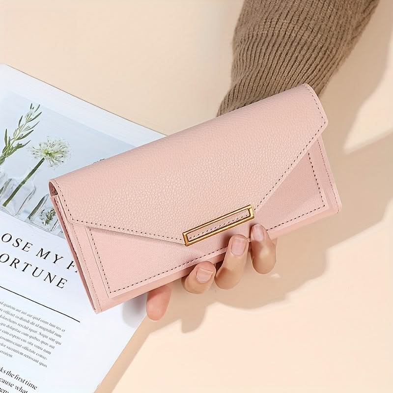 Pebbled Envelope Clutch
