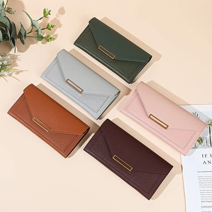 Pebbled Envelope Clutch
