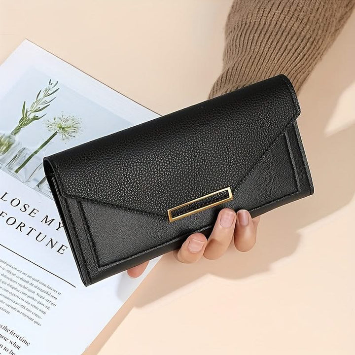 Pebbled Envelope Clutch
