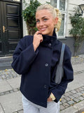 Teagan — Women's Stand-Collar Short Coat