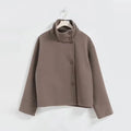 Teagan — Women's Stand-Collar Short Coat