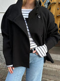 Teagan — Women's Stand-Collar Short Coat