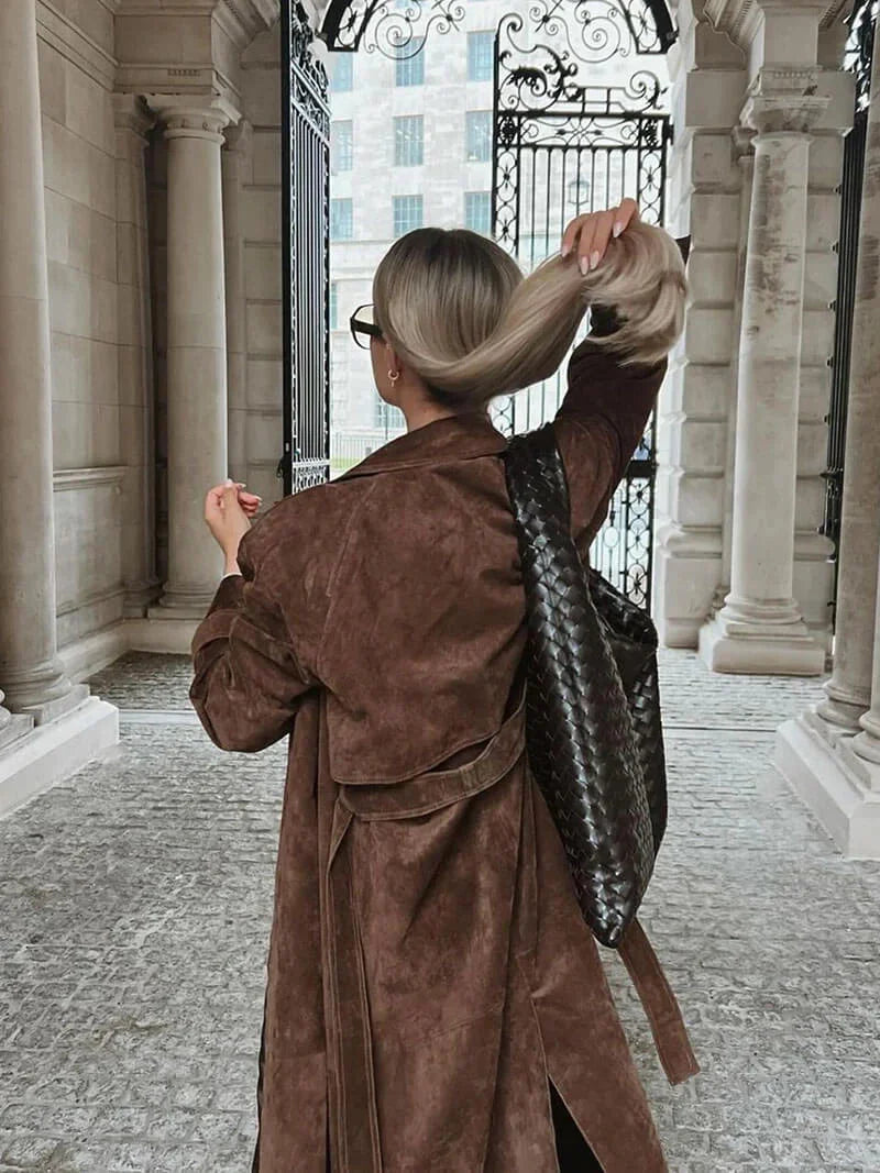 Audrey — Belted Trench Coat