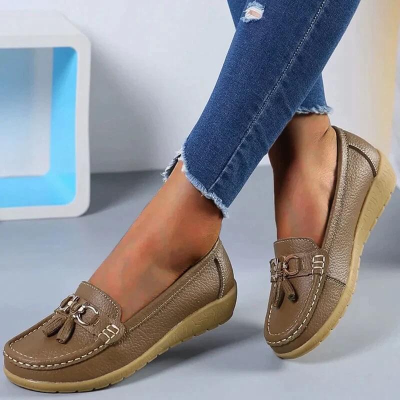 Josephine Shoe — Leather Comfort Loafers